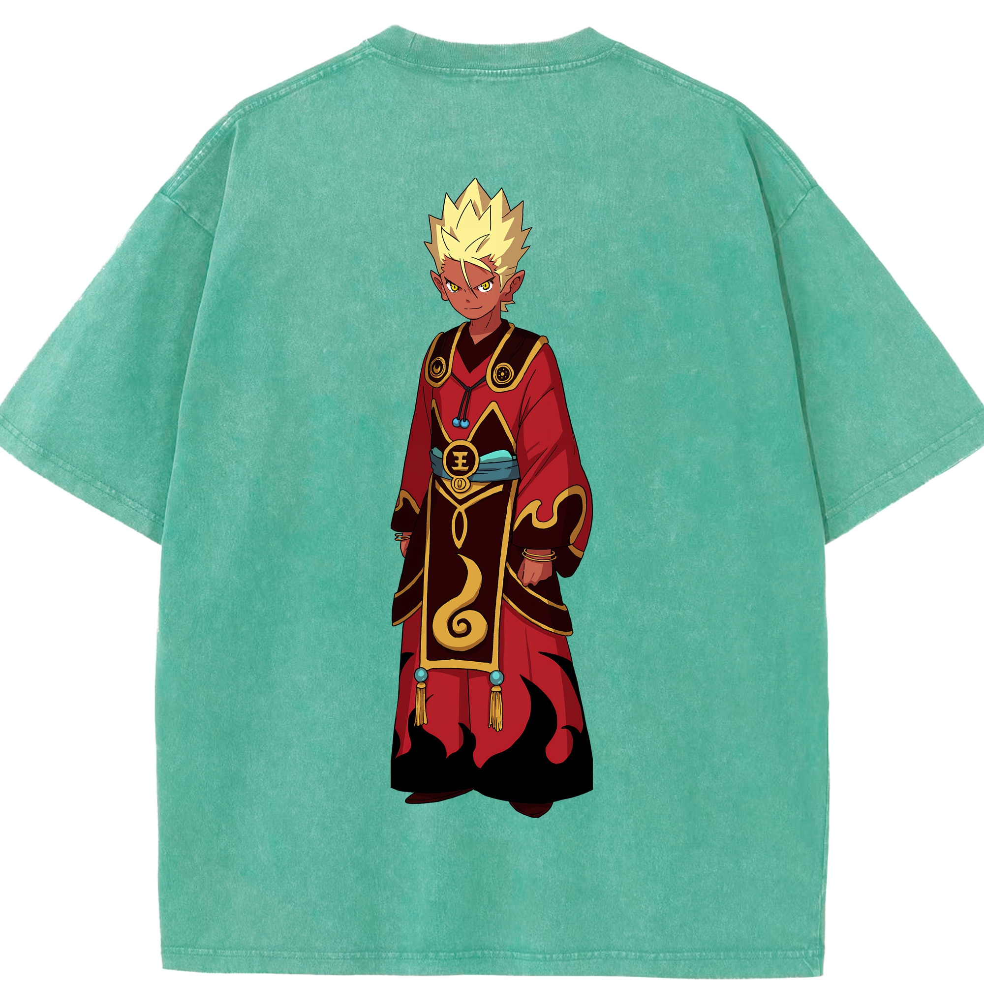 （画像用） 妖怪ウォッチ Yo-kai Watch 綿100% ヴィンテージ風 半袖Tシャツ（背面プリント）